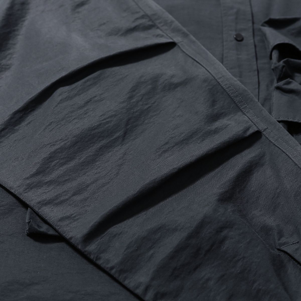 모이프(MOIF) [AW25] GEAR POCKET SHIRT / IRON GRAY