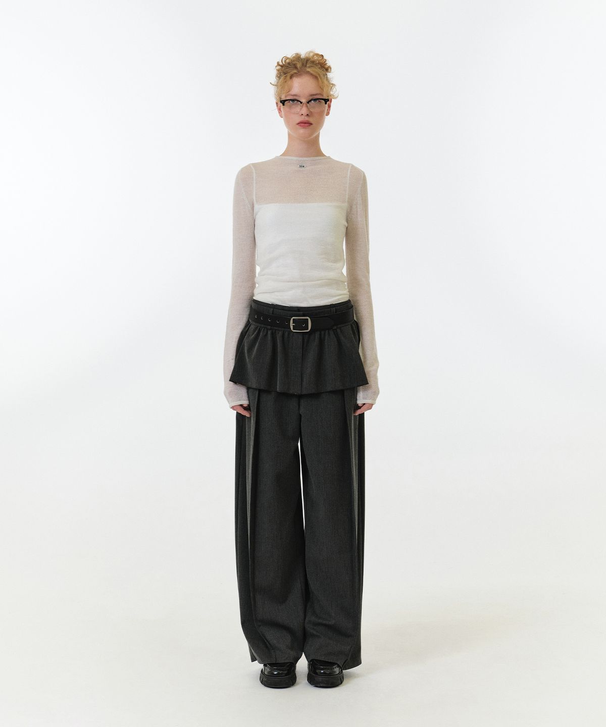 그로브(GROVE) MARINA PANTS (GREY STRIPE)