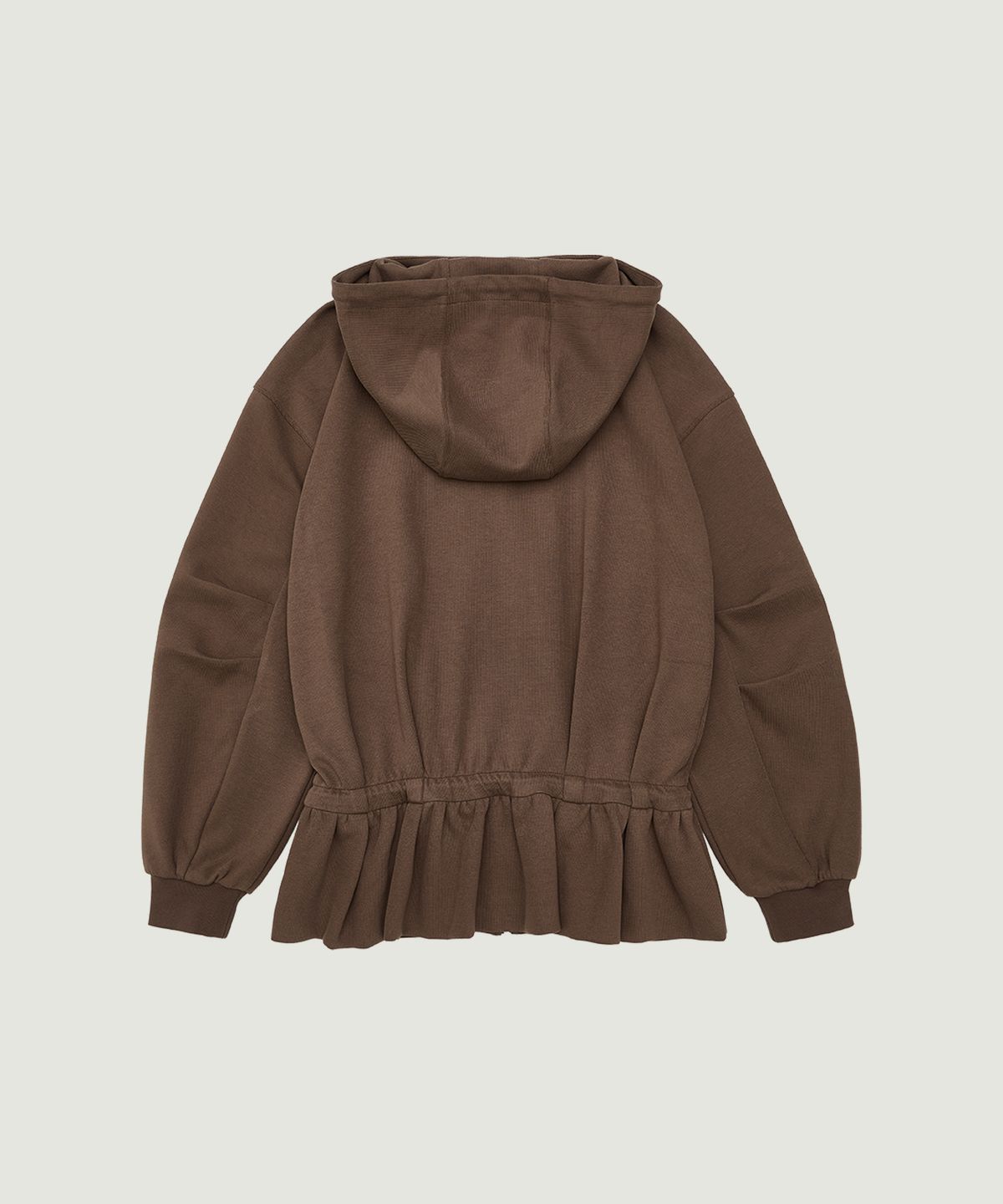 그로브(GROVE) EVERLY HOODIE ZIP-UP (BROWN)