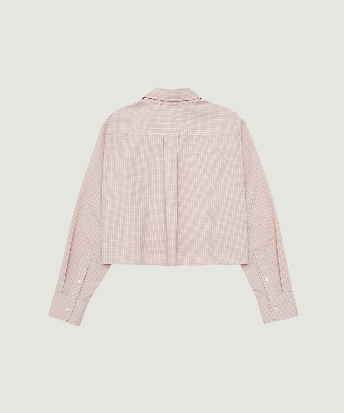 그로브(GROVE) MAREN CHECK SHIRT (PINK CHECK)