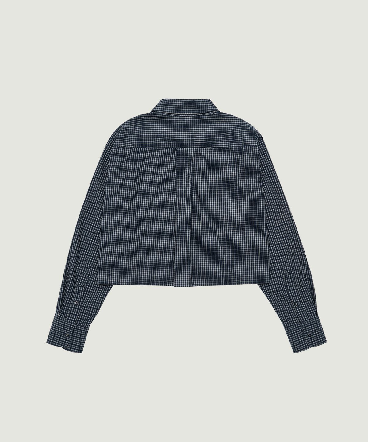 그로브(GROVE) MAREN CHECK SHIRT (NAVY CHECK)