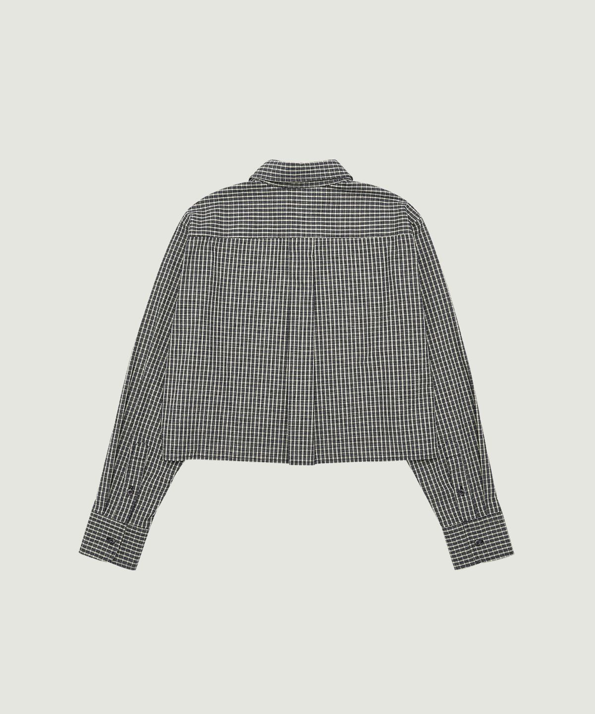 그로브(GROVE) MAREN CHECK SHIRT (BLACK CHECK)