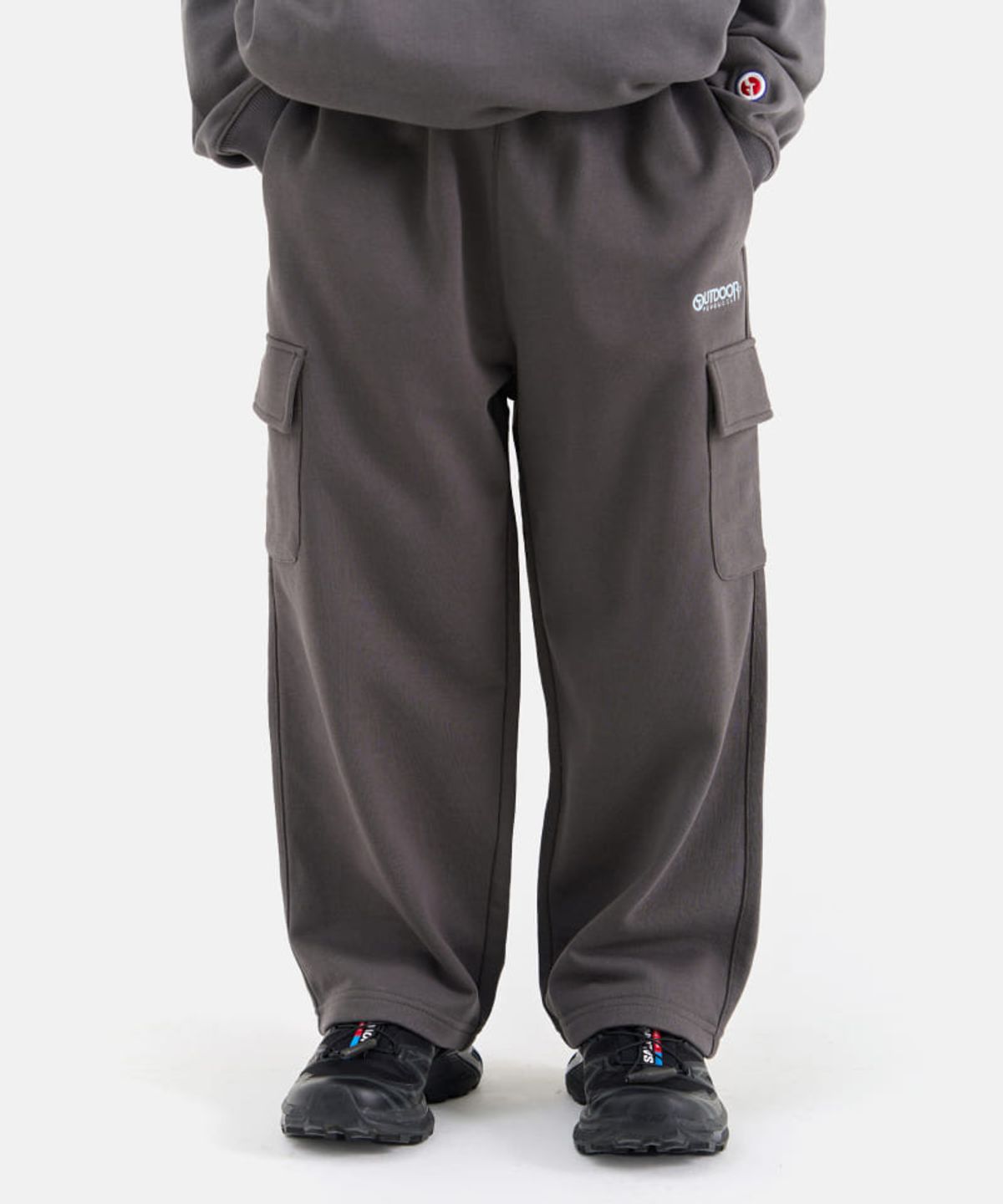 아웃도어 프로덕츠 키즈(OUTDOOR PRODUCTS KIDS) 포켓 스트레이트 팬츠 (딥그레이) OD253BPT14_DGY