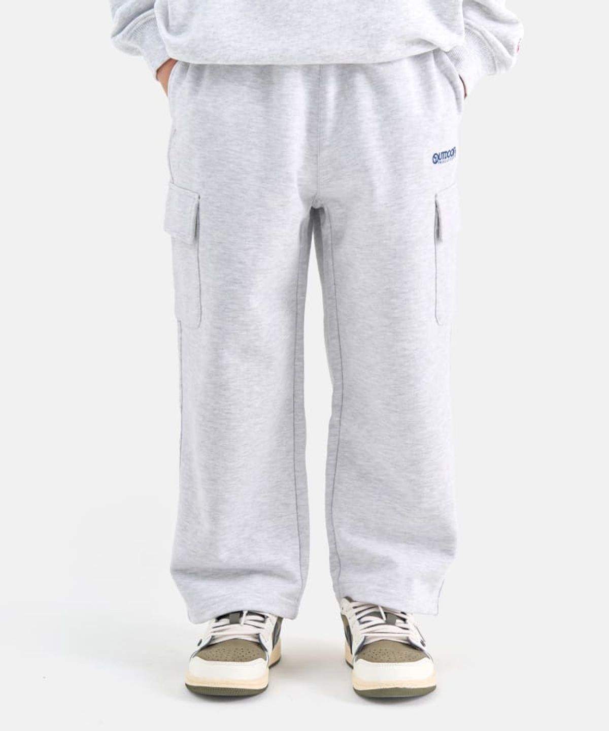 아웃도어 프로덕츠 키즈(OUTDOOR PRODUCTS KIDS) 포켓 스트레이트 팬츠 (멜란지 화이트) OD253BPT14_MWH