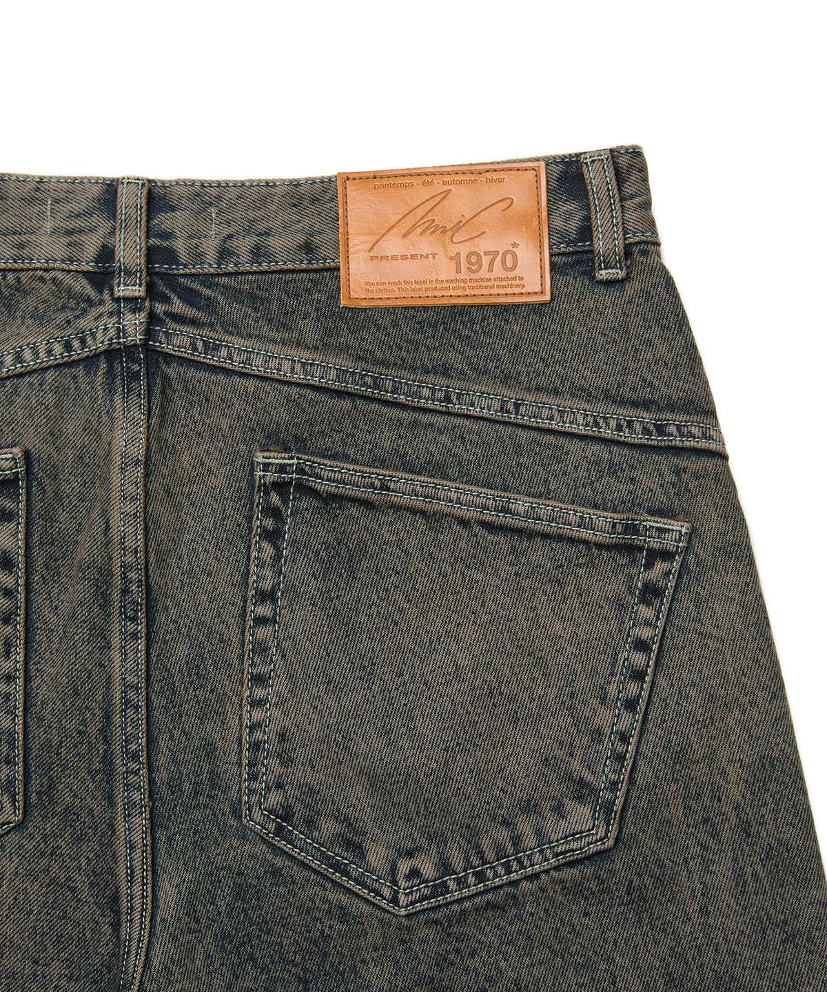 엠엠아이씨(MMIC) ROLLING ACID JEANS (DEEP BLUE)
