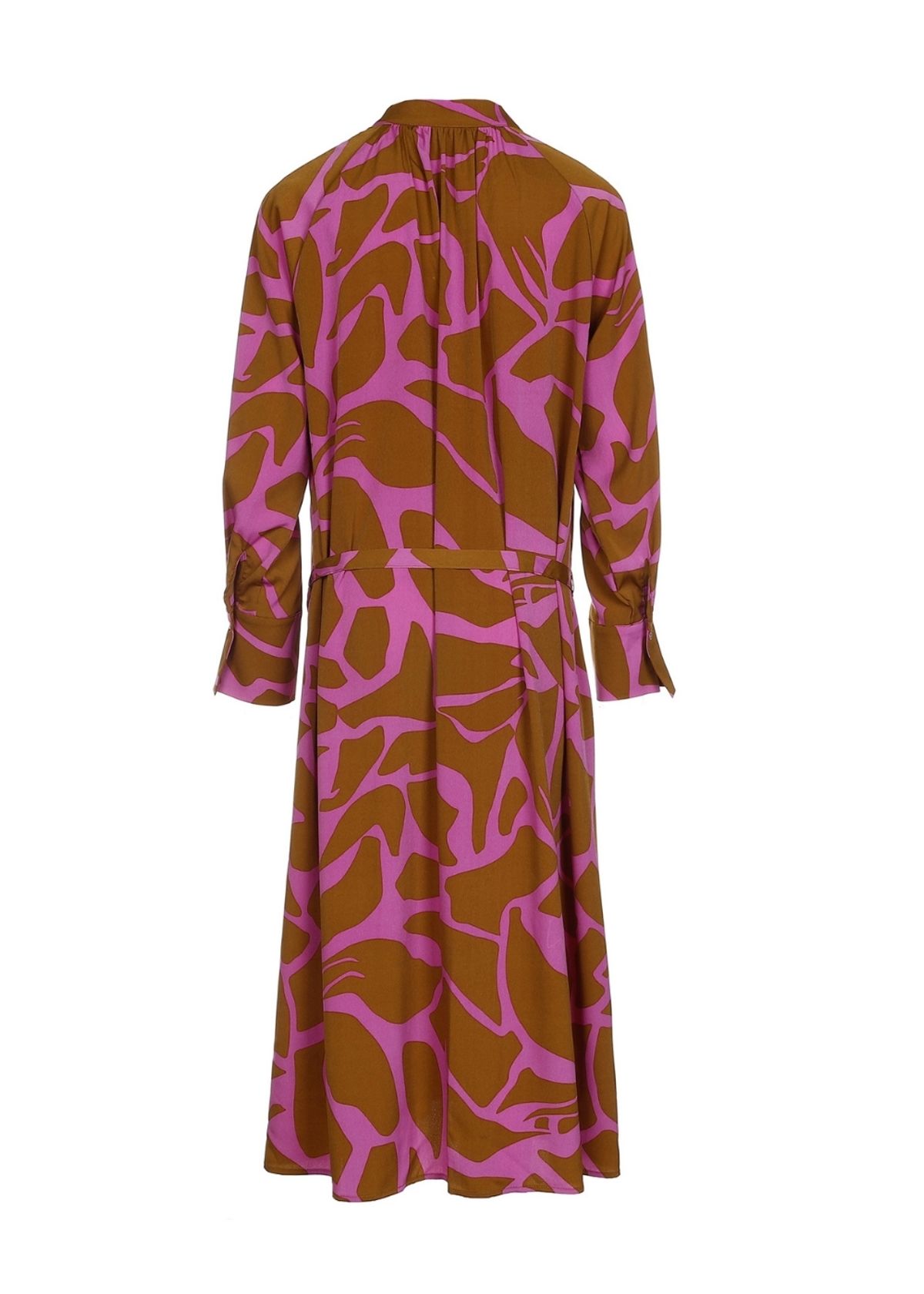 엘리초이(ELLY CHOI) NOLITA PRINTED SHIRT DRESS [FUCHSIA]