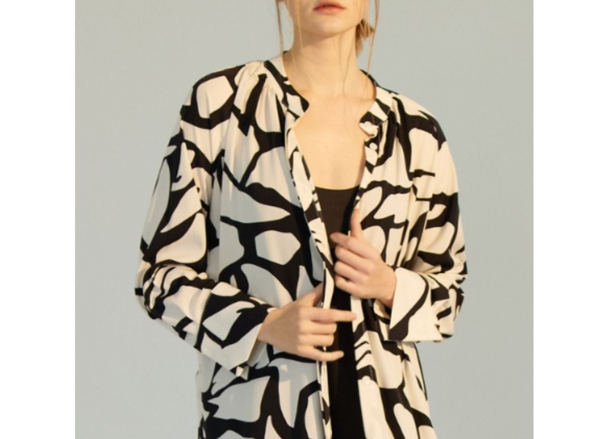 엘리초이(ELLY CHOI) NOLITA PRINTED SHIRT DRESS [WHITE]