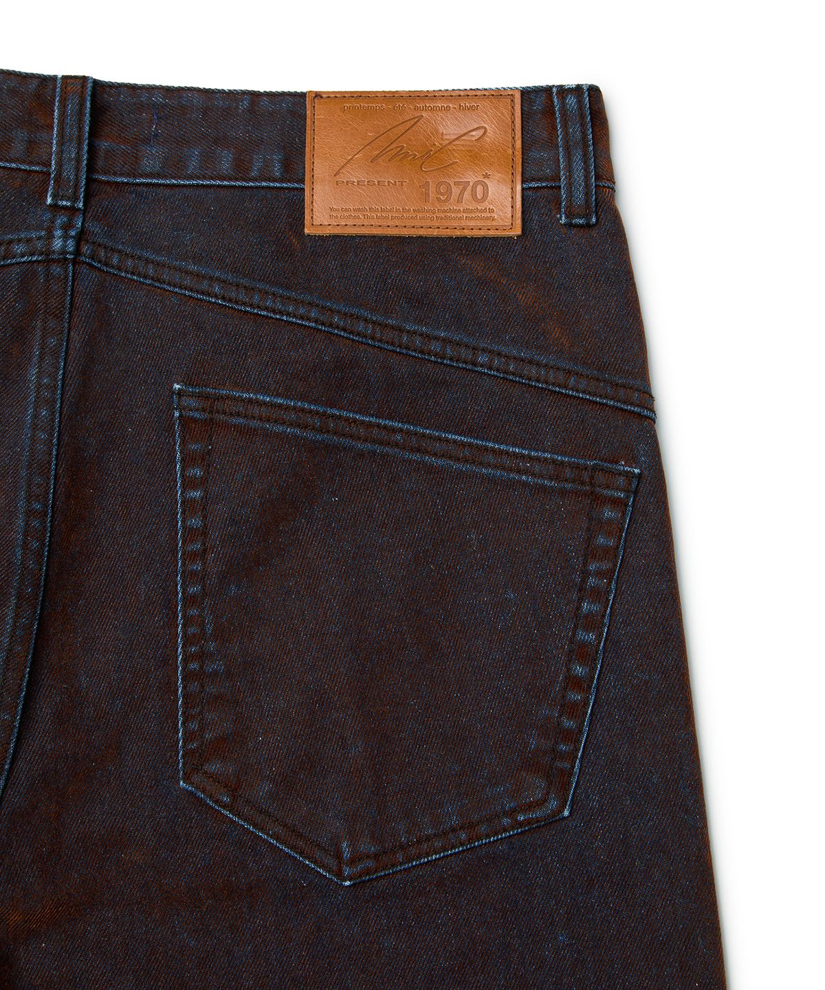 엠엠아이씨(MMIC) SAINT FLARE JEANS (BROWN)