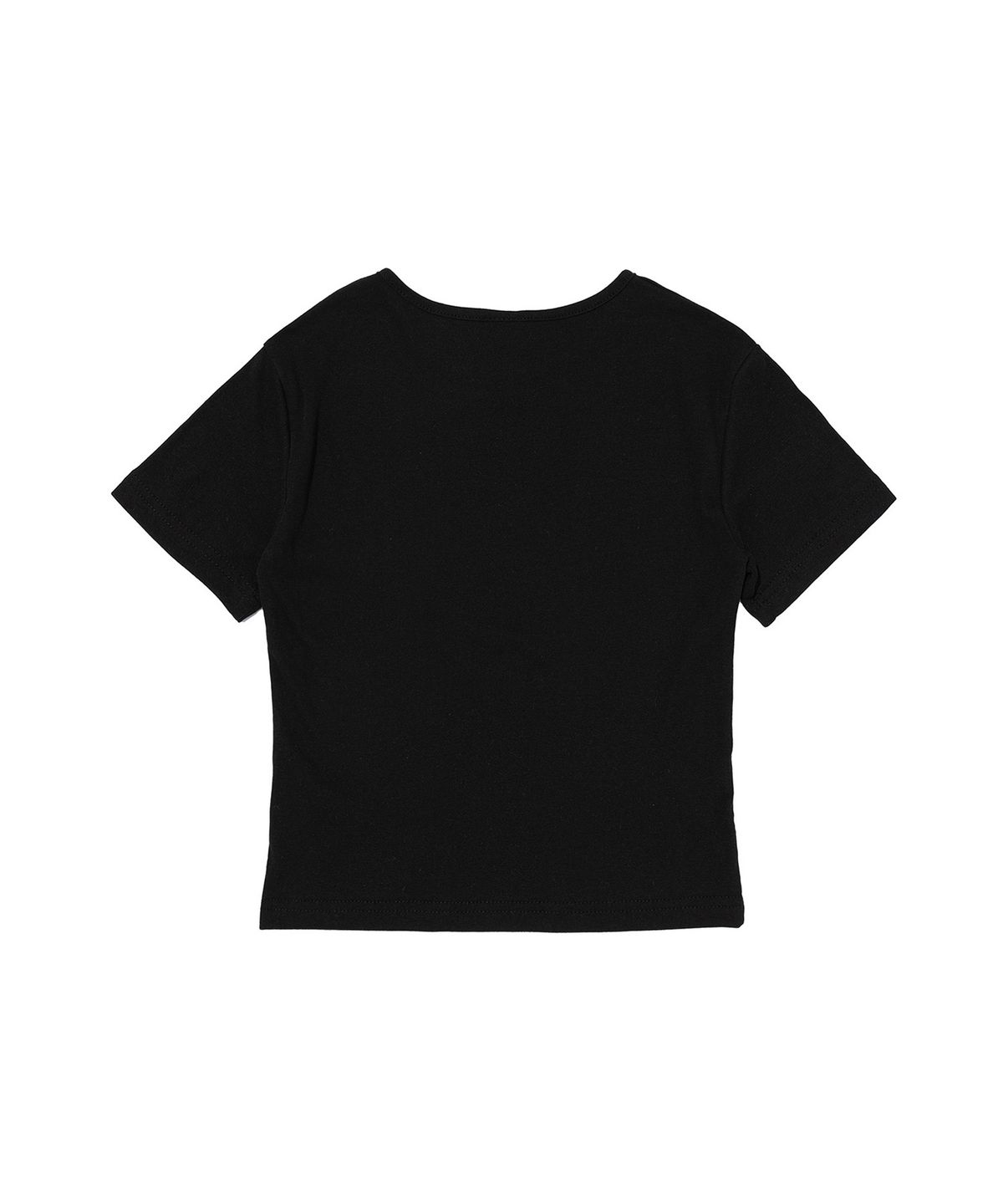 서울어패럴(SEOUL APPAREL) 박스 로고 크롭 반팔 티셔츠 (블랙)