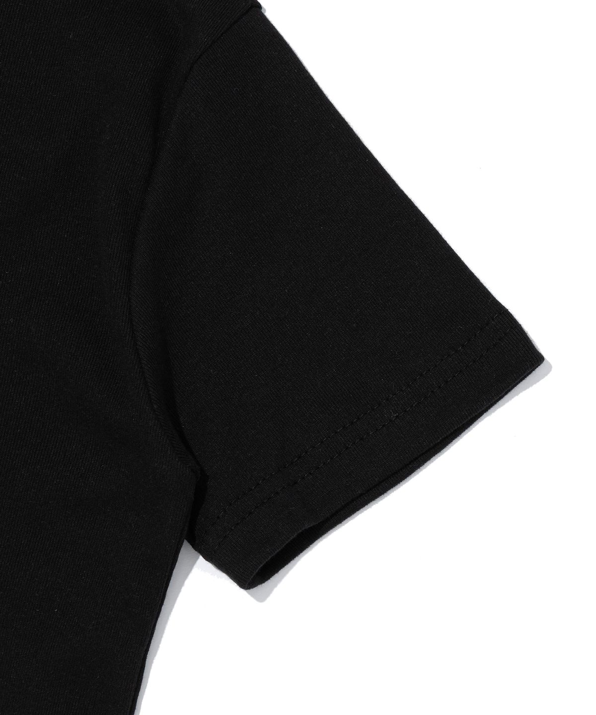 서울어패럴(SEOUL APPAREL) 박스 로고 크롭 반팔 티셔츠 (블랙)