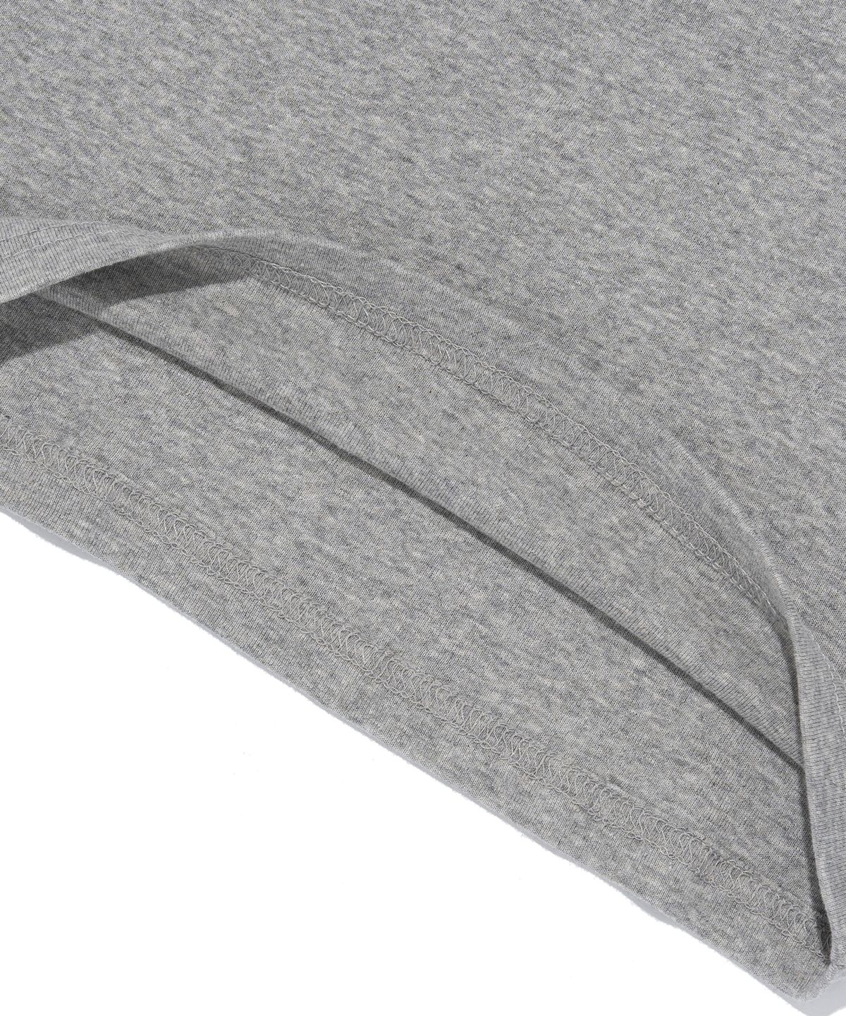 서울어패럴(SEOUL APPAREL) 박스 로고 크롭 반팔 티셔츠 (차콜)