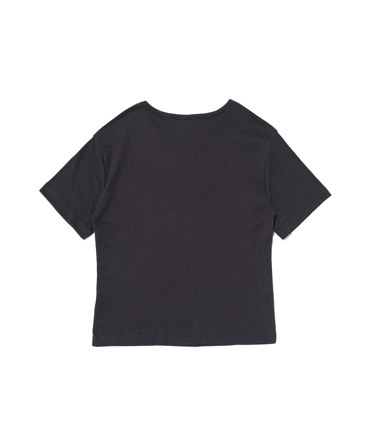 서울어패럴(SEOUL APPAREL) 박스 로고 크롭 반팔 티셔츠 (네이비)