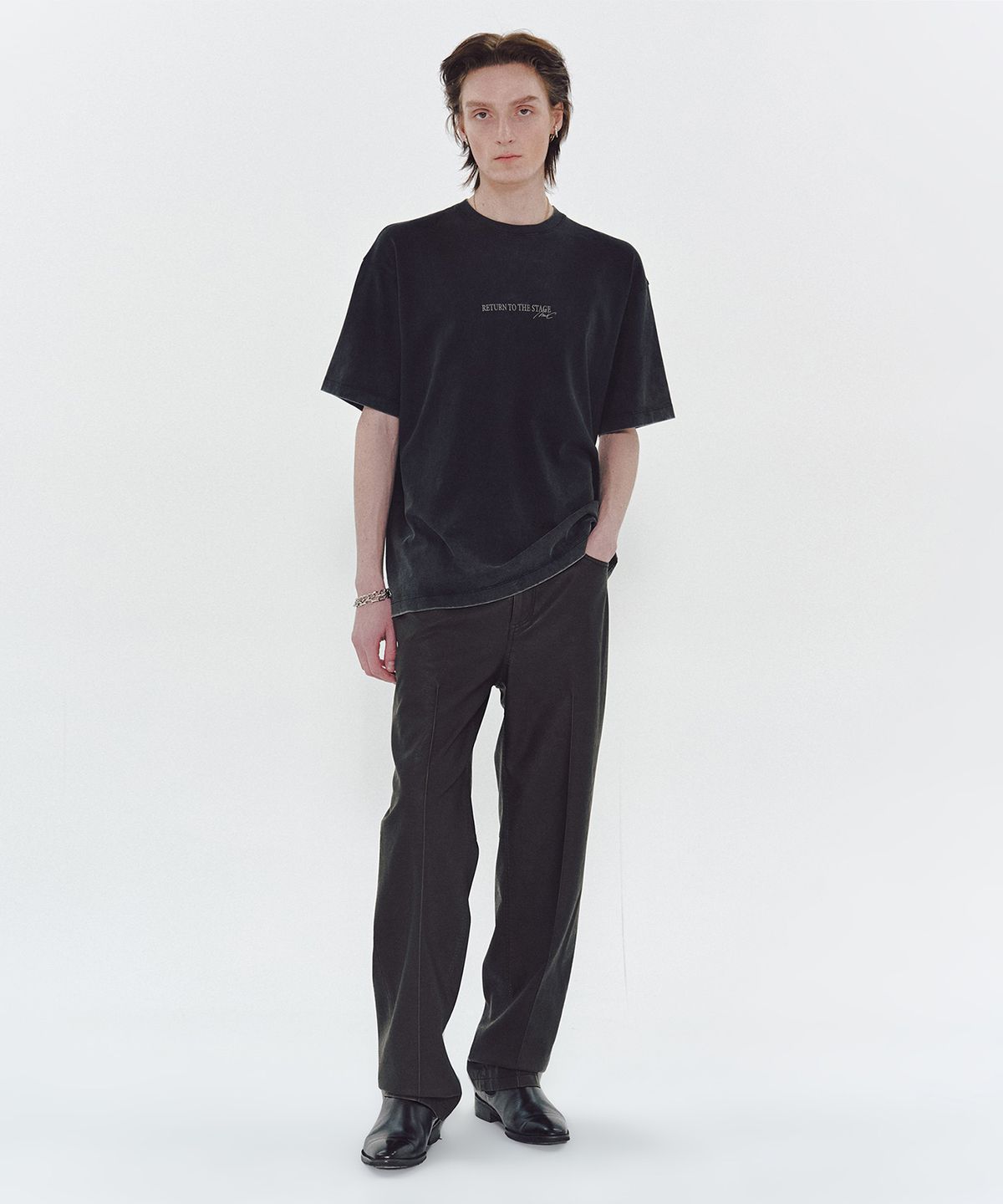 엠엠아이씨(MMIC) DUSK T SHIRT (BLACK)