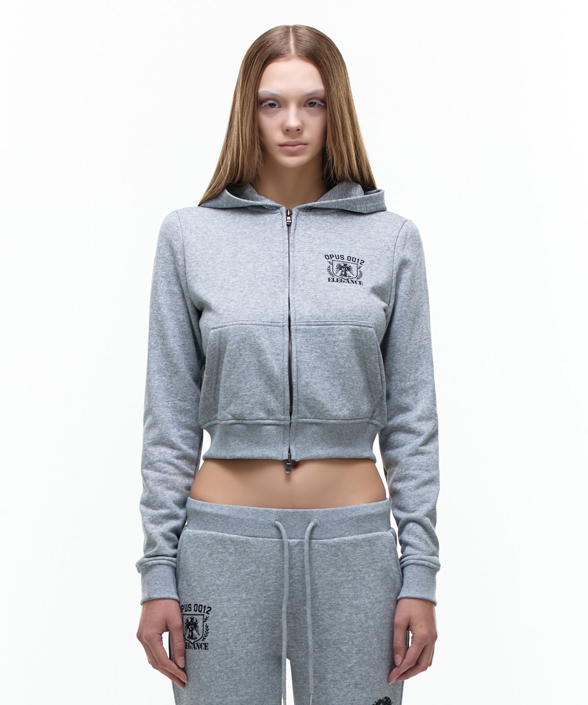 오퍼스 0012(OPUS 0012) Op. 07 CITY GIRL HOOD-ZIP M/GREY
