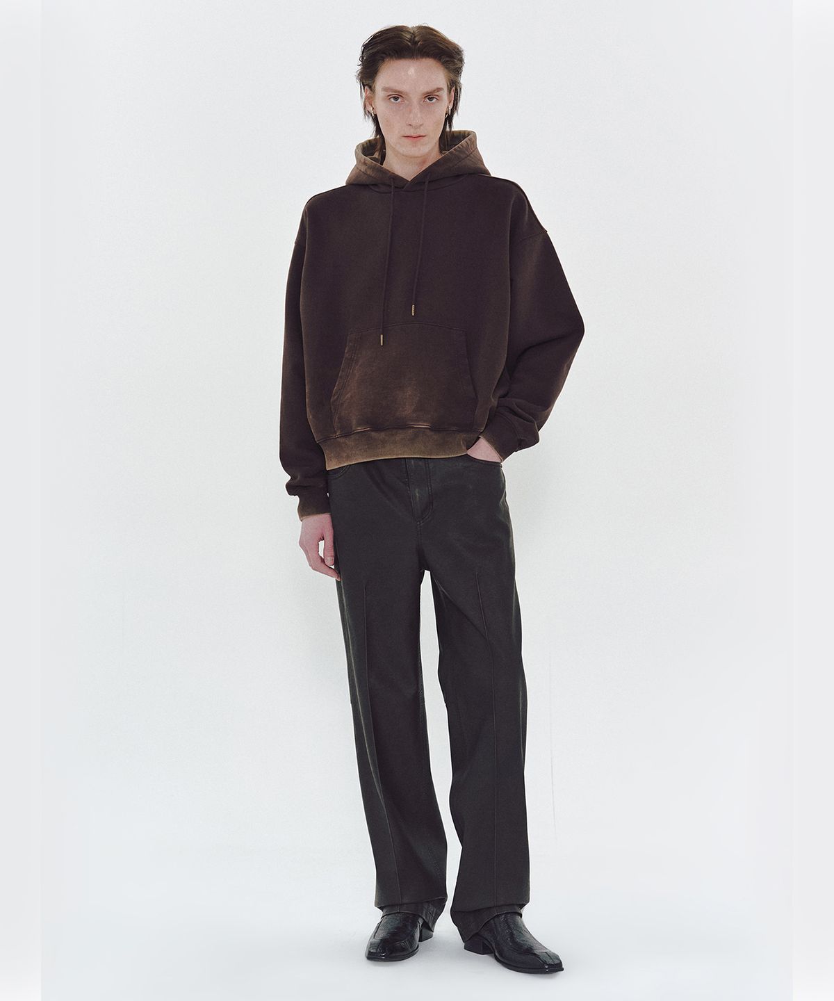 엠엠아이씨(MMIC) DUSK HOODIE (BROWN)
