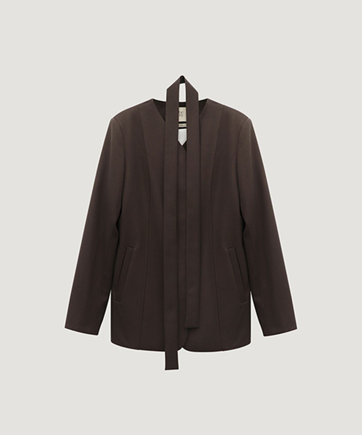 디애니(THE ANY) Mia No-Collar Jacket