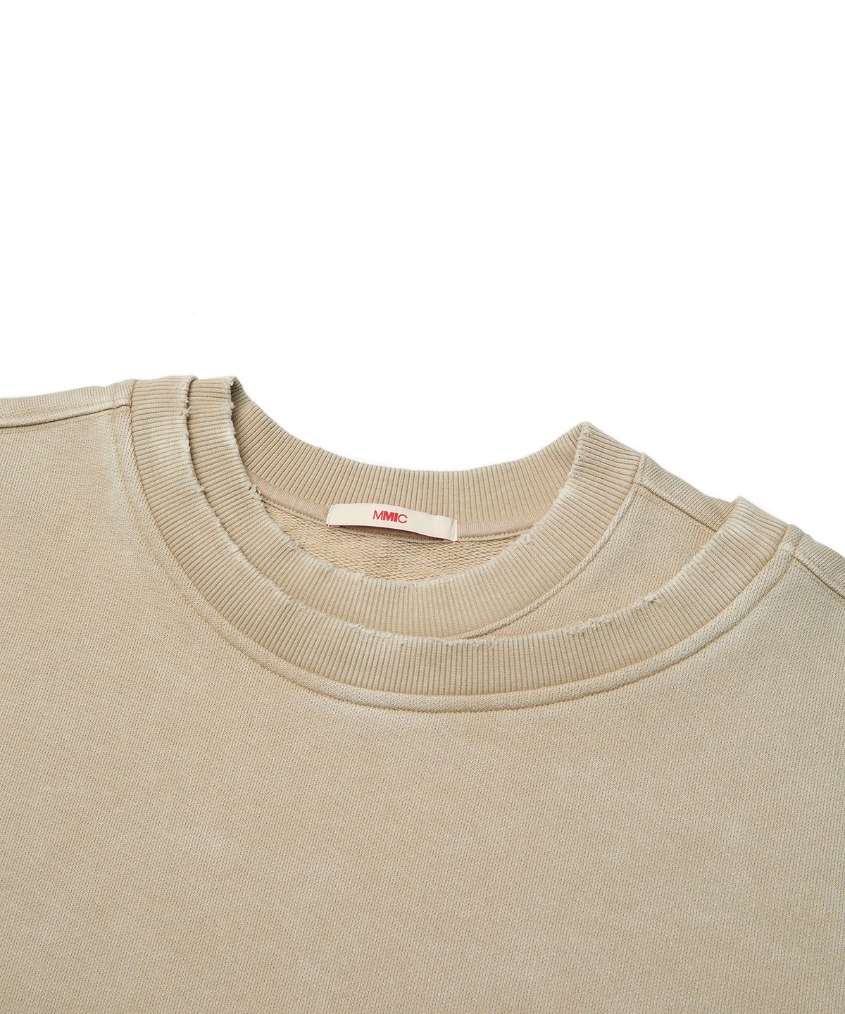 엠엠아이씨(MMIC) DUAL SWEATSHIRT (BEIGE)