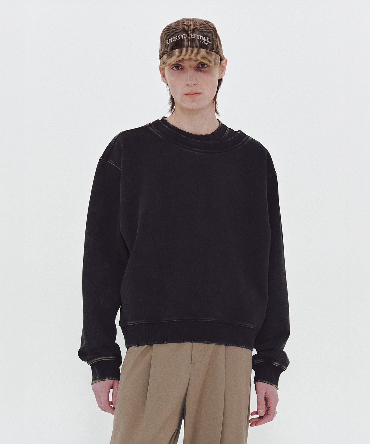 엠엠아이씨(MMIC) DUAL SWEATSHIRT (BLACK)