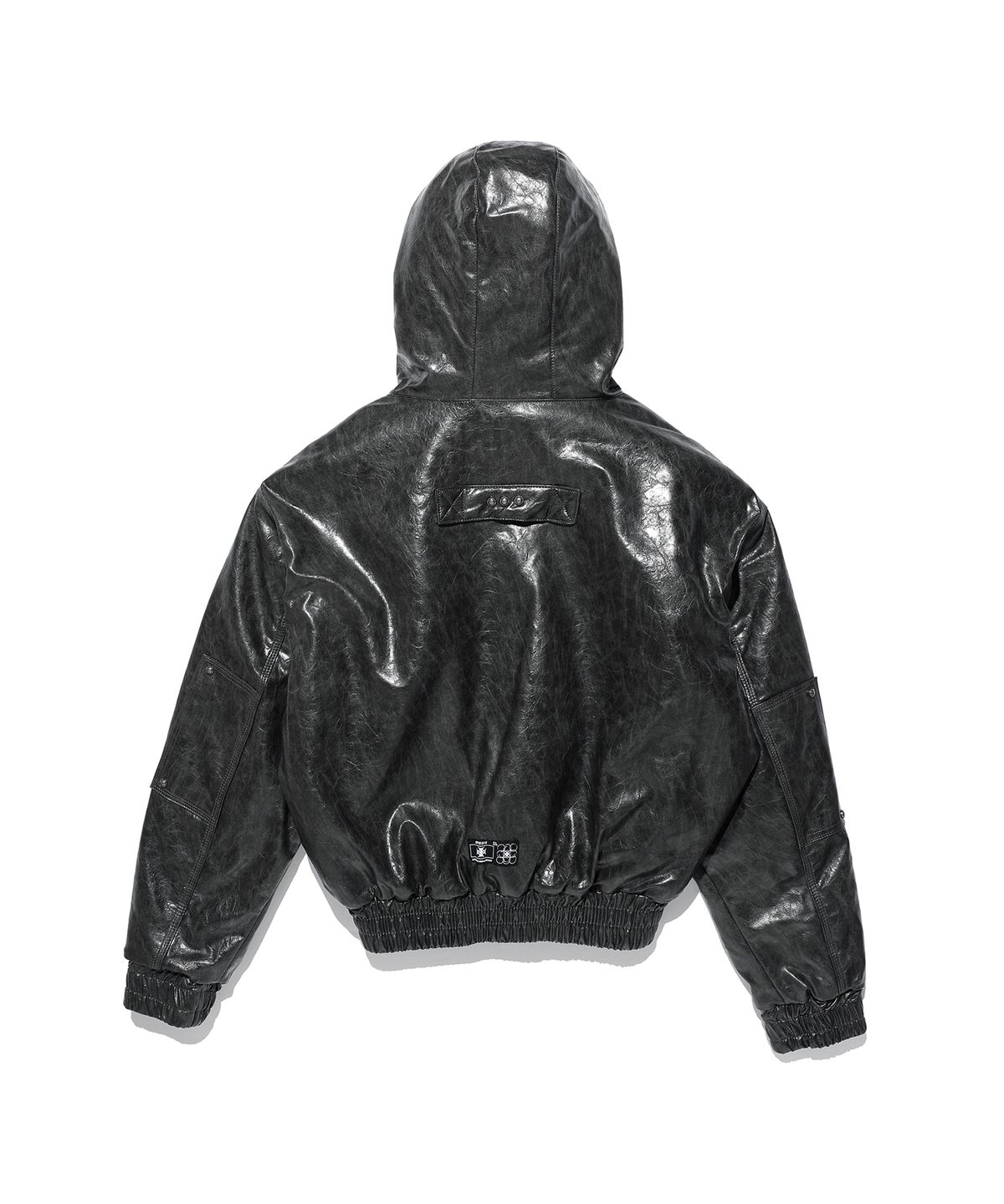 오퍼스 0012(OPUS 0012) Op. 00 OP-USA HOODED LEATHER BOMBER BLACK