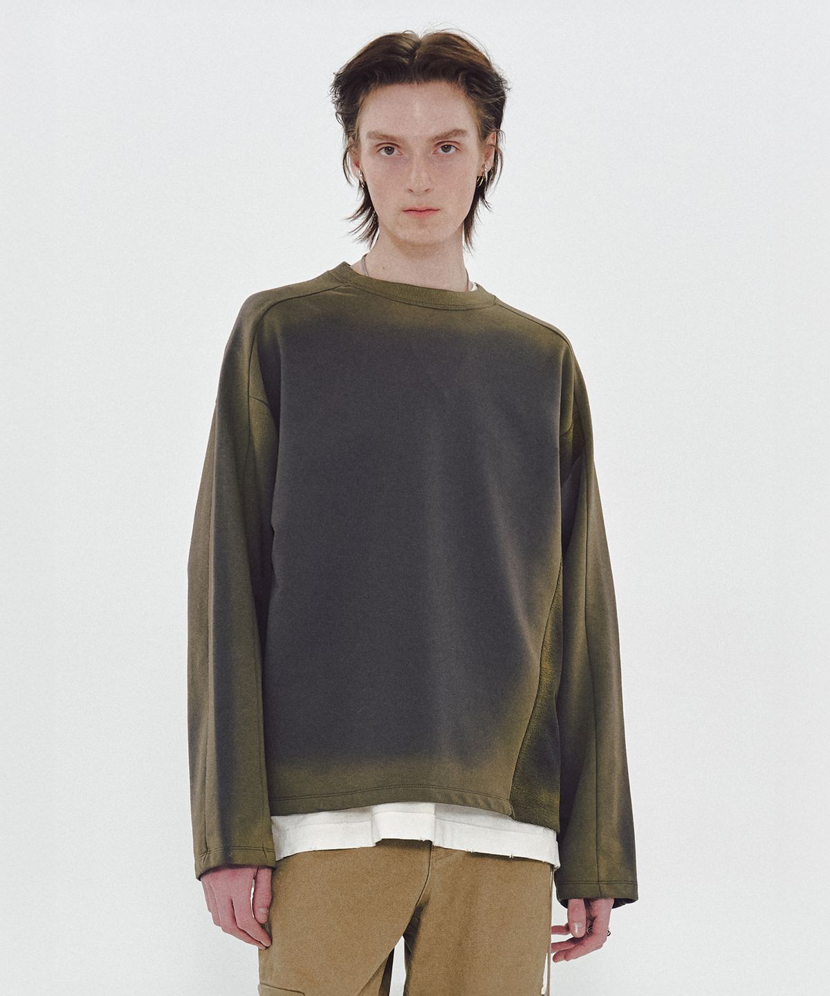 엠엠아이씨(MMIC) RUST LONG SLEEVE (GRAY)