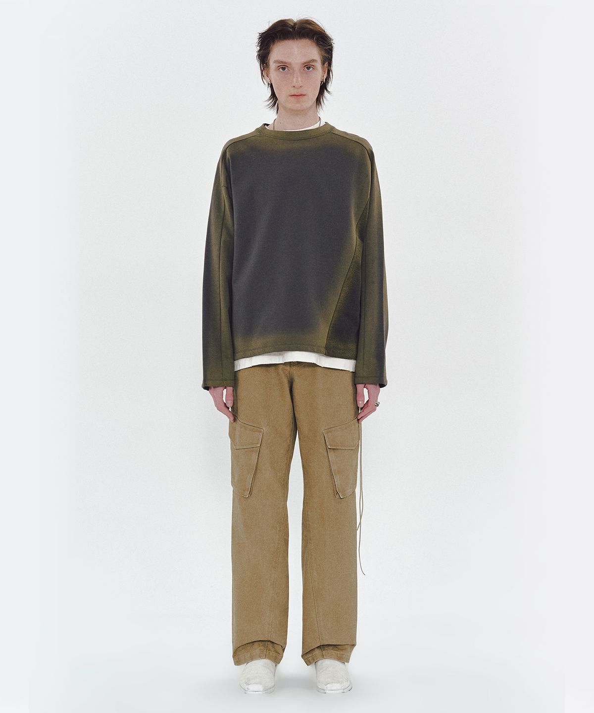 엠엠아이씨(MMIC) RUST LONG SLEEVE (GRAY)