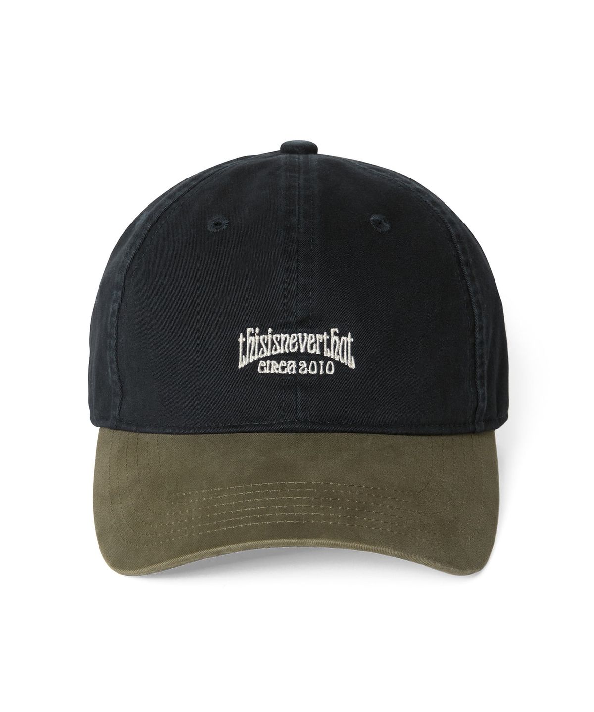 디스이즈네버댓(THISISNEVERTHAT) Small RS-Logo Cap Navy/Mud