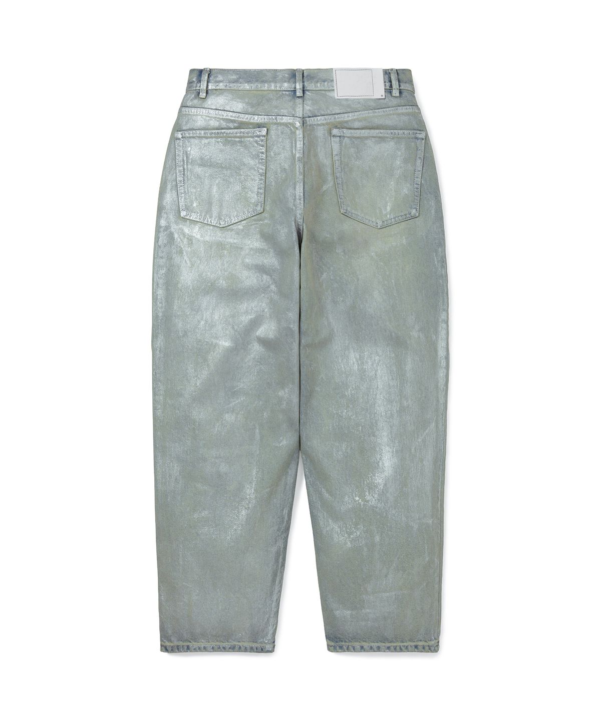디스이즈네버댓(THISISNEVERTHAT) Metal Relaxed Jeans Silver