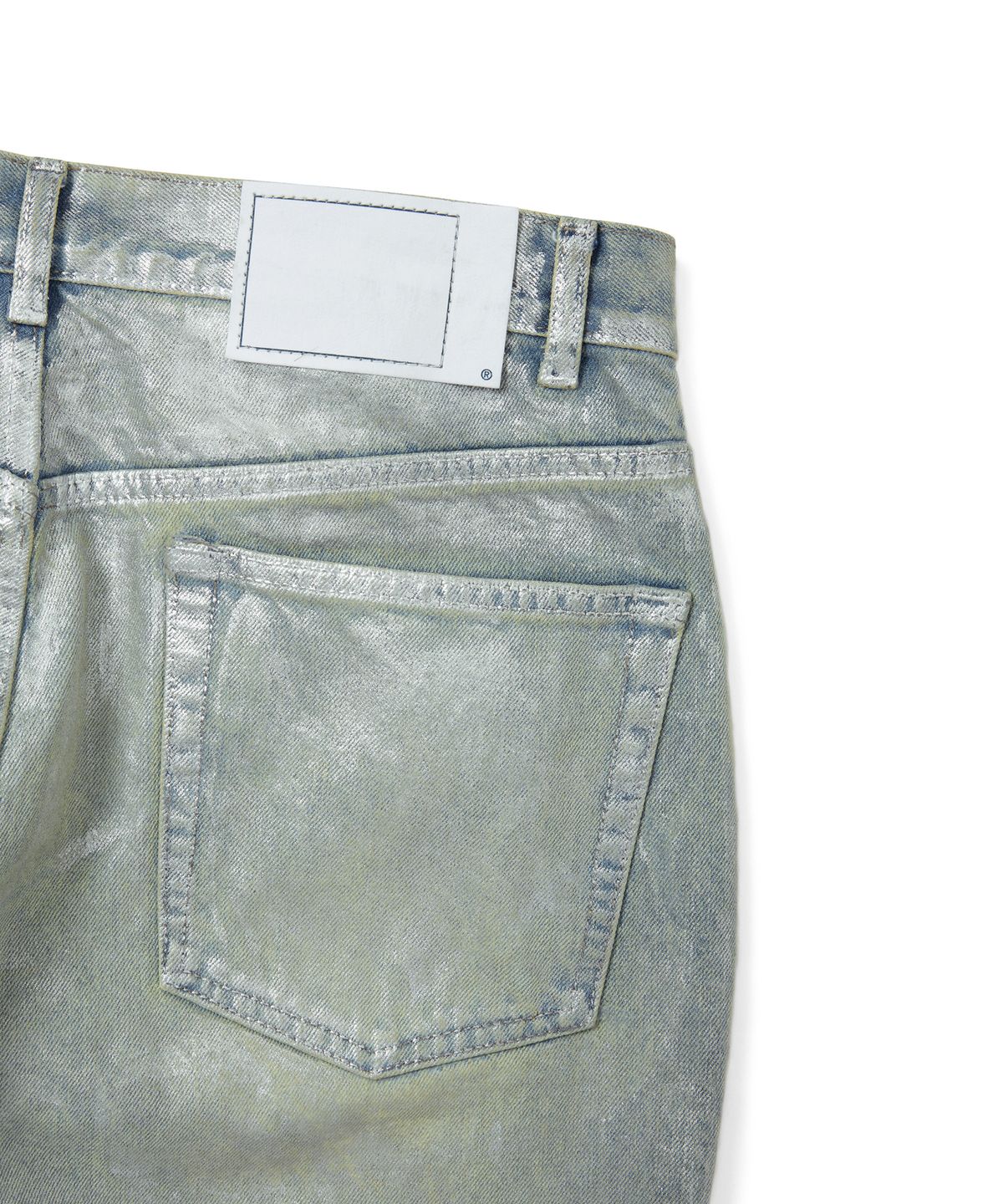 디스이즈네버댓(THISISNEVERTHAT) Metal Relaxed Jeans Silver
