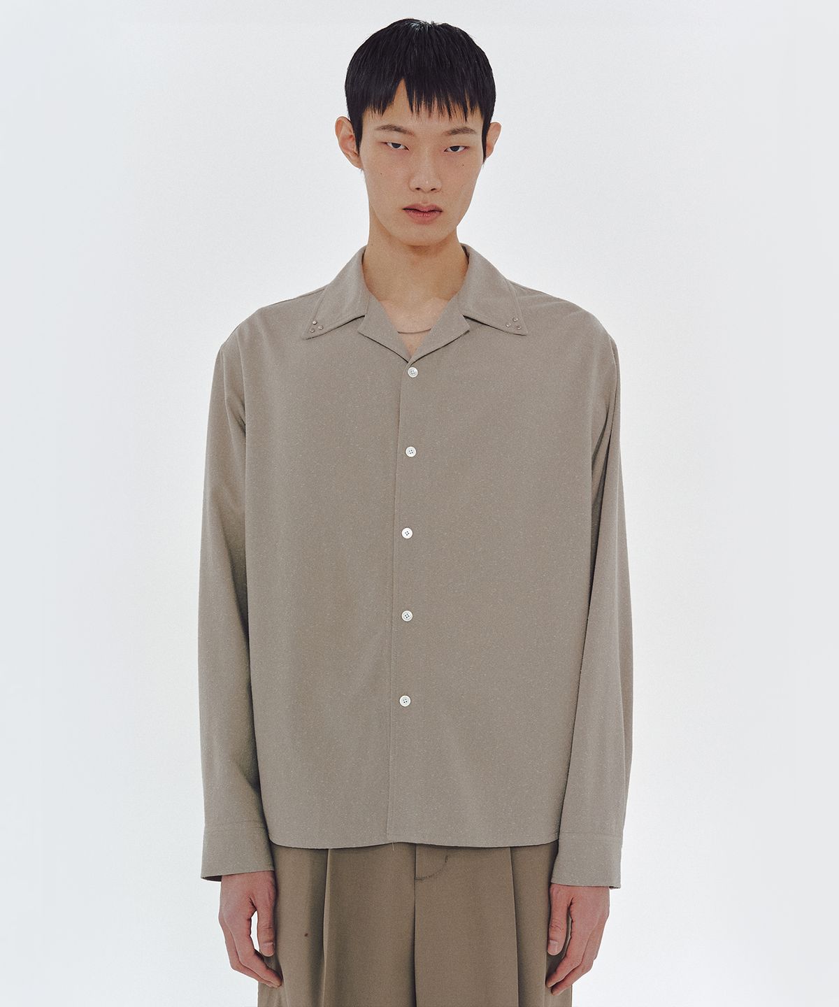 엠엠아이씨(MMIC) MODE SHIRT (KHAKI BEIGE)