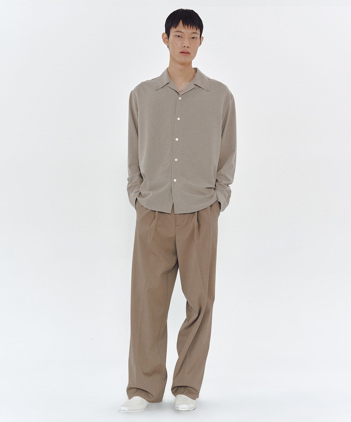 엠엠아이씨(MMIC) MODE SHIRT (KHAKI BEIGE)