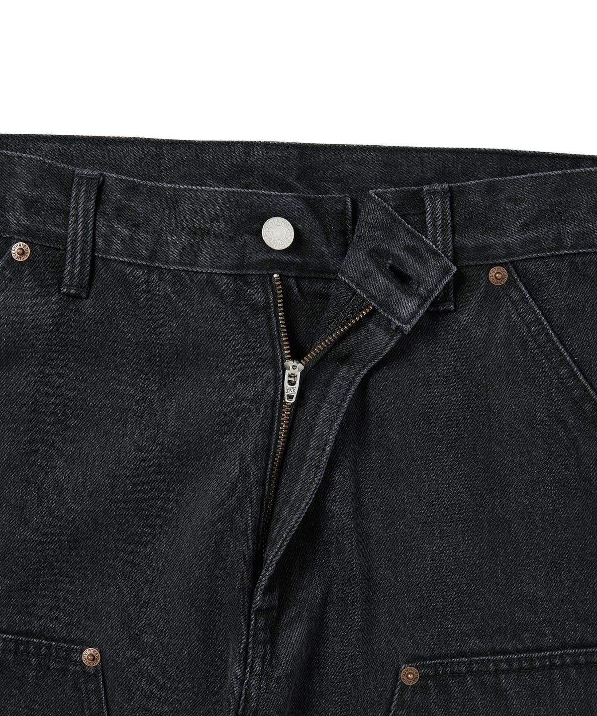 디스이즈네버댓(THISISNEVERTHAT) (FW25) Denim Double Knee Pant Black