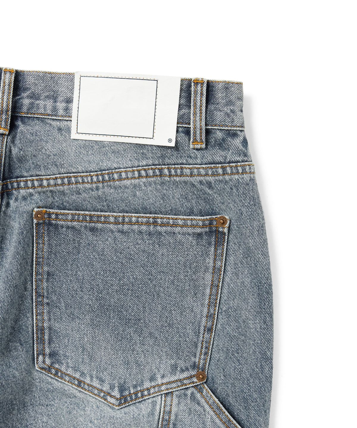 디스이즈네버댓(THISISNEVERTHAT) Denim Double Knee Pant Washed Blue
