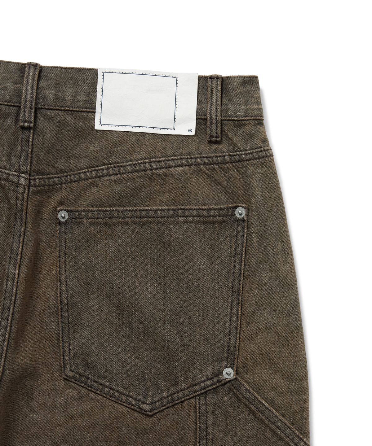 디스이즈네버댓(THISISNEVERTHAT) Denim Double Knee Pant Brown