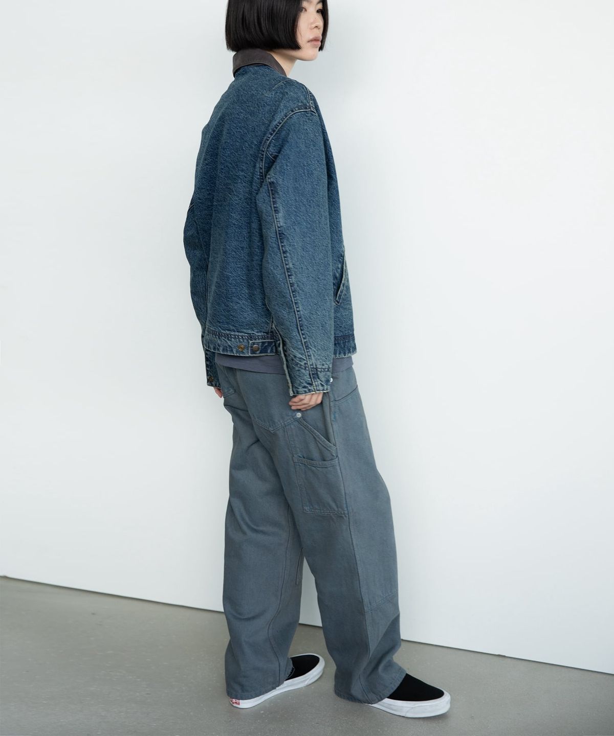 디스이즈네버댓(THISISNEVERTHAT) (FW25) Denim Double Knee Pant Navy
