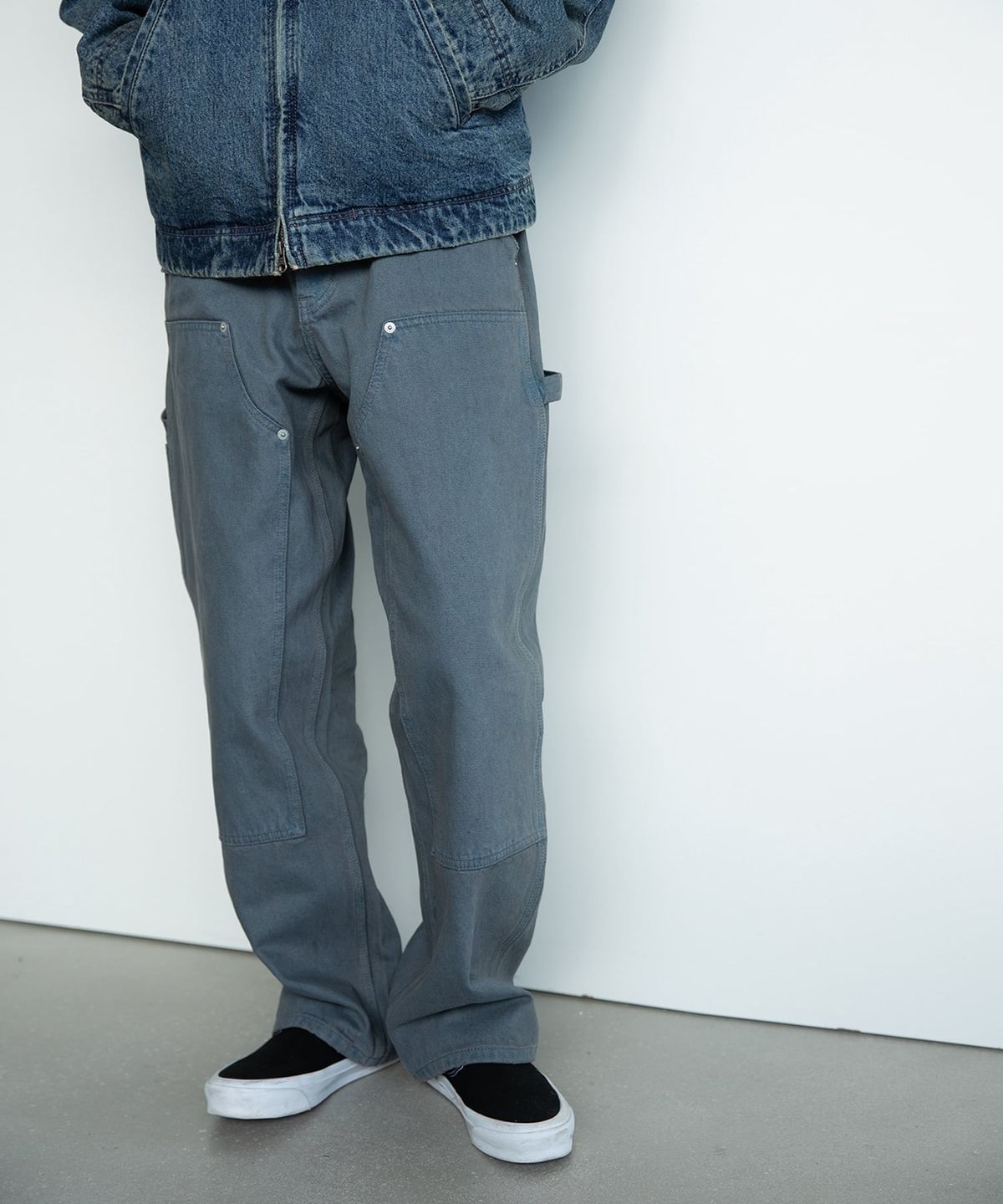 디스이즈네버댓(THISISNEVERTHAT) (FW25) Denim Double Knee Pant Navy