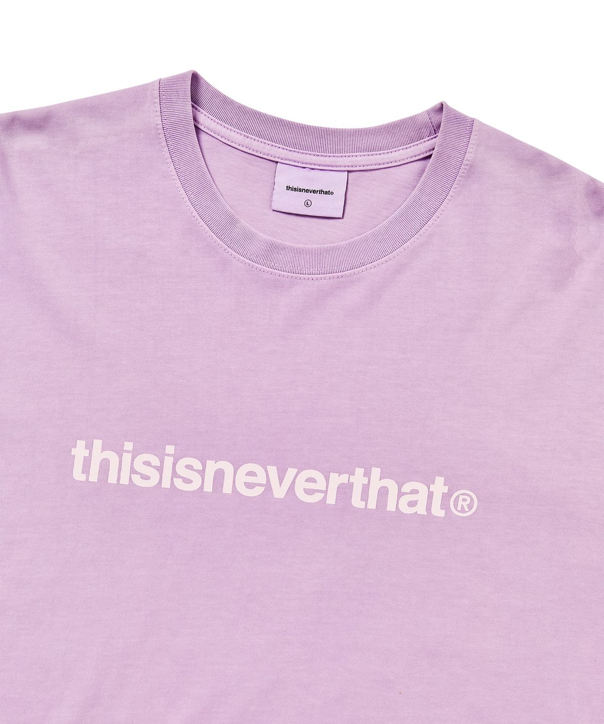 디스이즈네버댓(THISISNEVERTHAT) T-Logo L/S Tee Plum