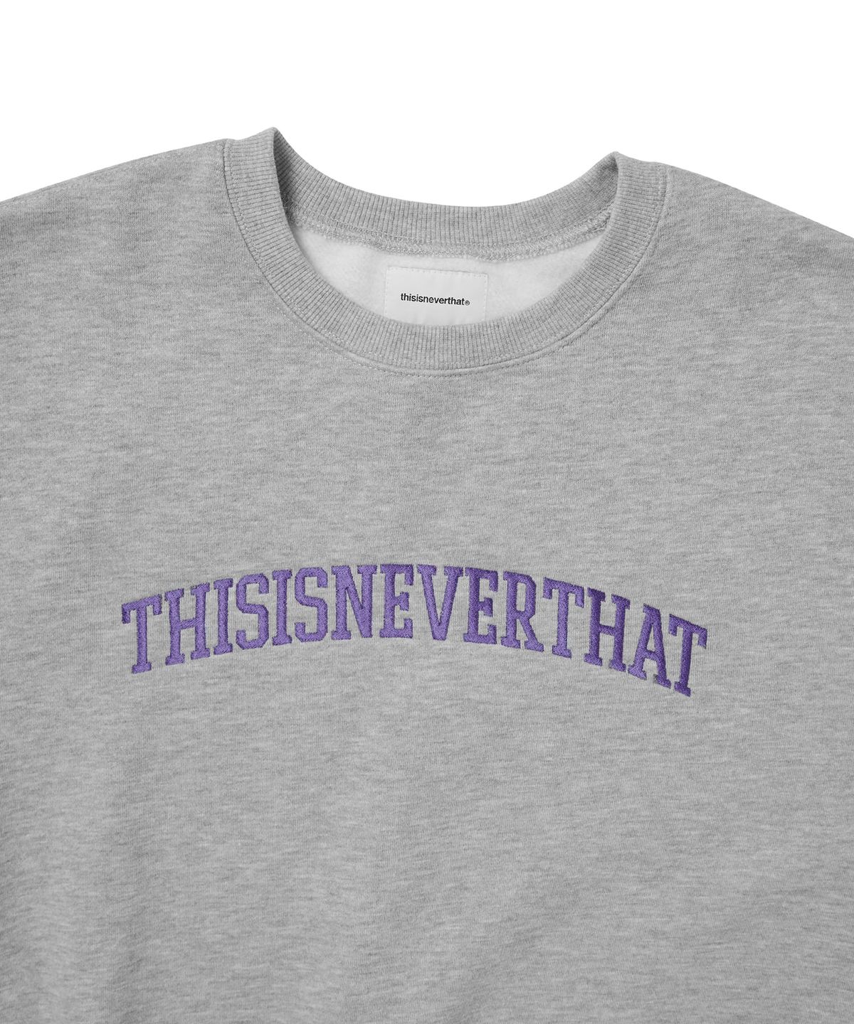 디스이즈네버댓(THISISNEVERTHAT) Arch-Logo Crewneck Heather Grey