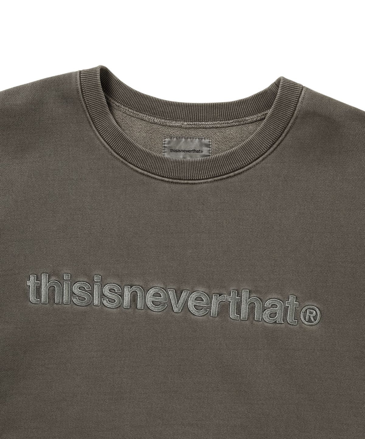 디스이즈네버댓(THISISNEVERTHAT) T-Logo Crewneck Dark Mocha