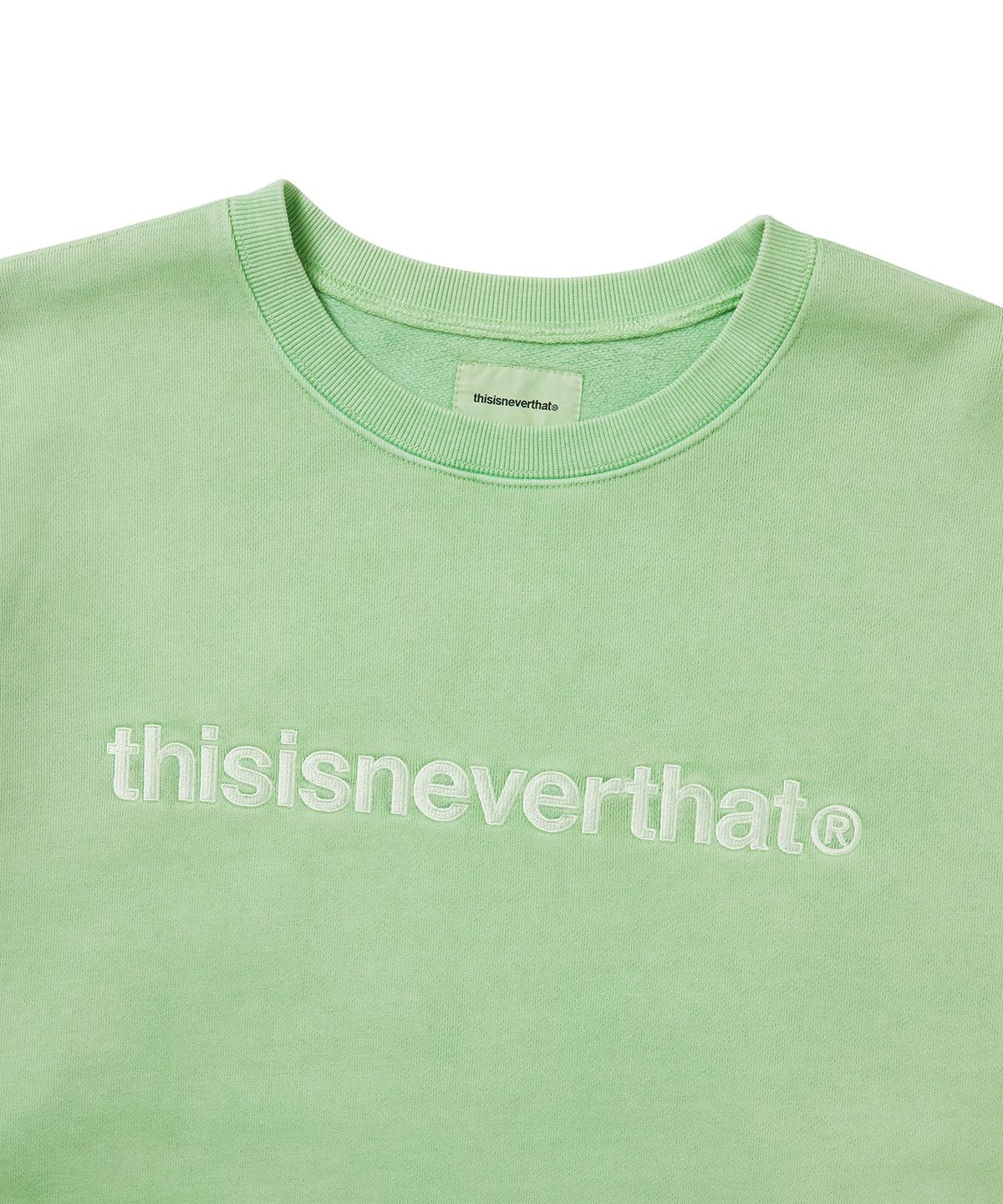 디스이즈네버댓(THISISNEVERTHAT) T-Logo Crewneck Light Green