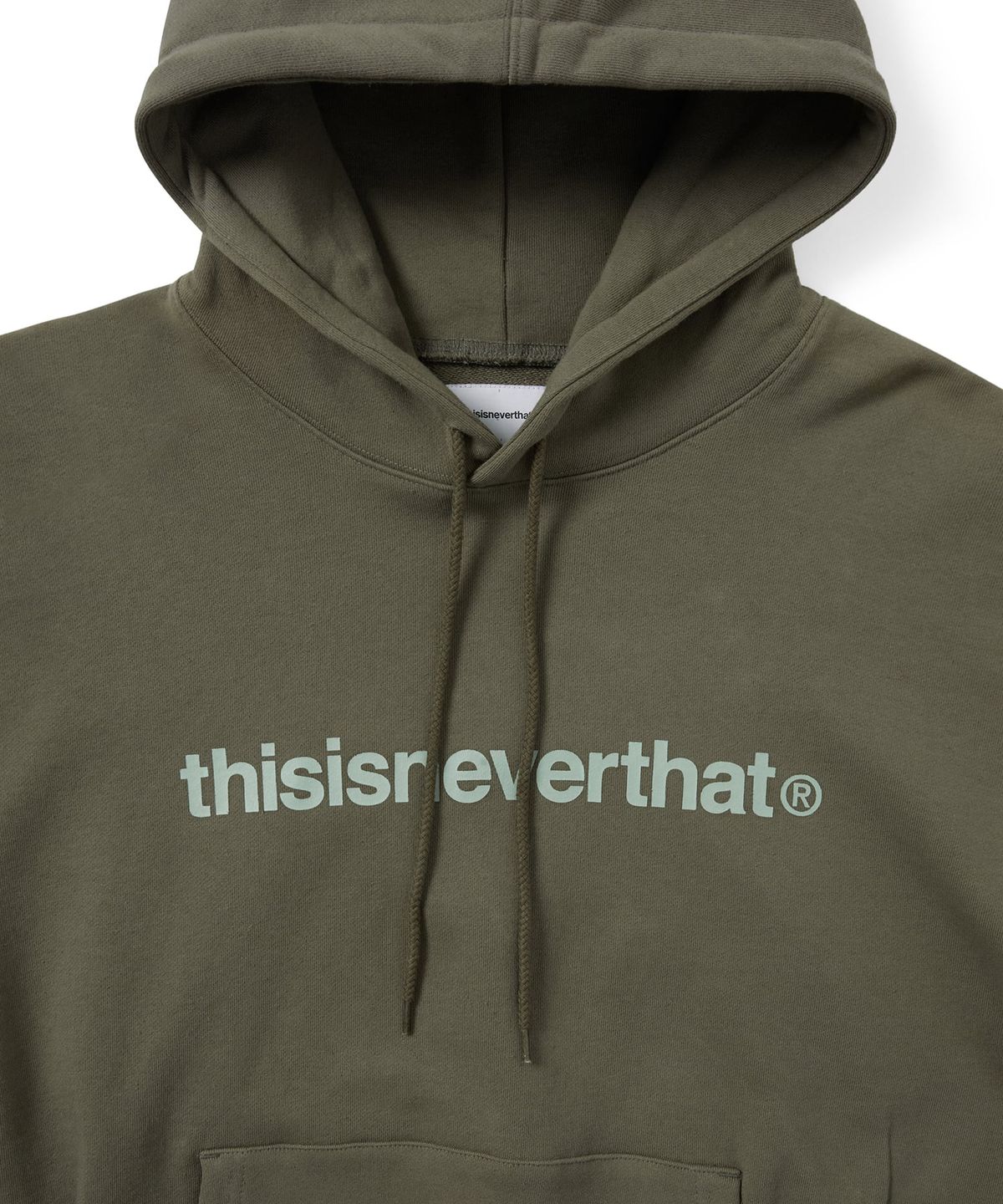 디스이즈네버댓(THISISNEVERTHAT) T-Logo LT Hoodie Olive