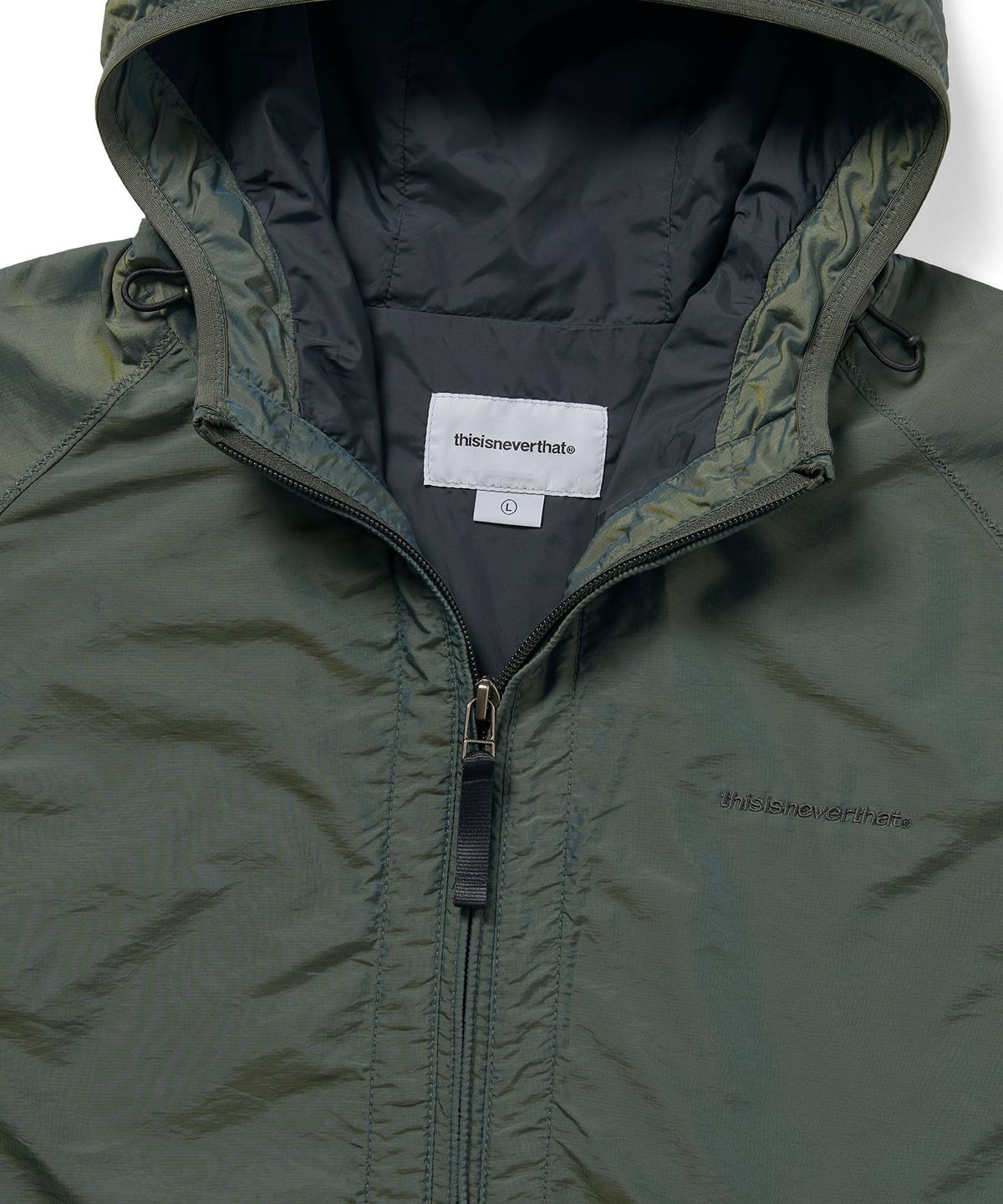디스이즈네버댓(THISISNEVERTHAT) SP-Logo Windbreaker Olive Drab