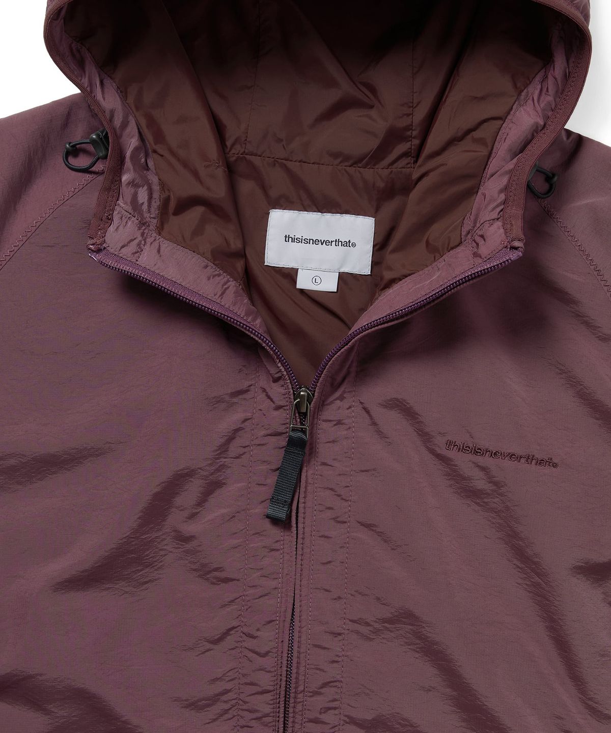 디스이즈네버댓(THISISNEVERTHAT) SP-Logo Windbreaker Plum