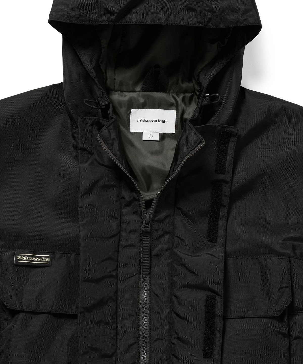 디스이즈네버댓(THISISNEVERTHAT) SP-Logo Wading Jacket Black