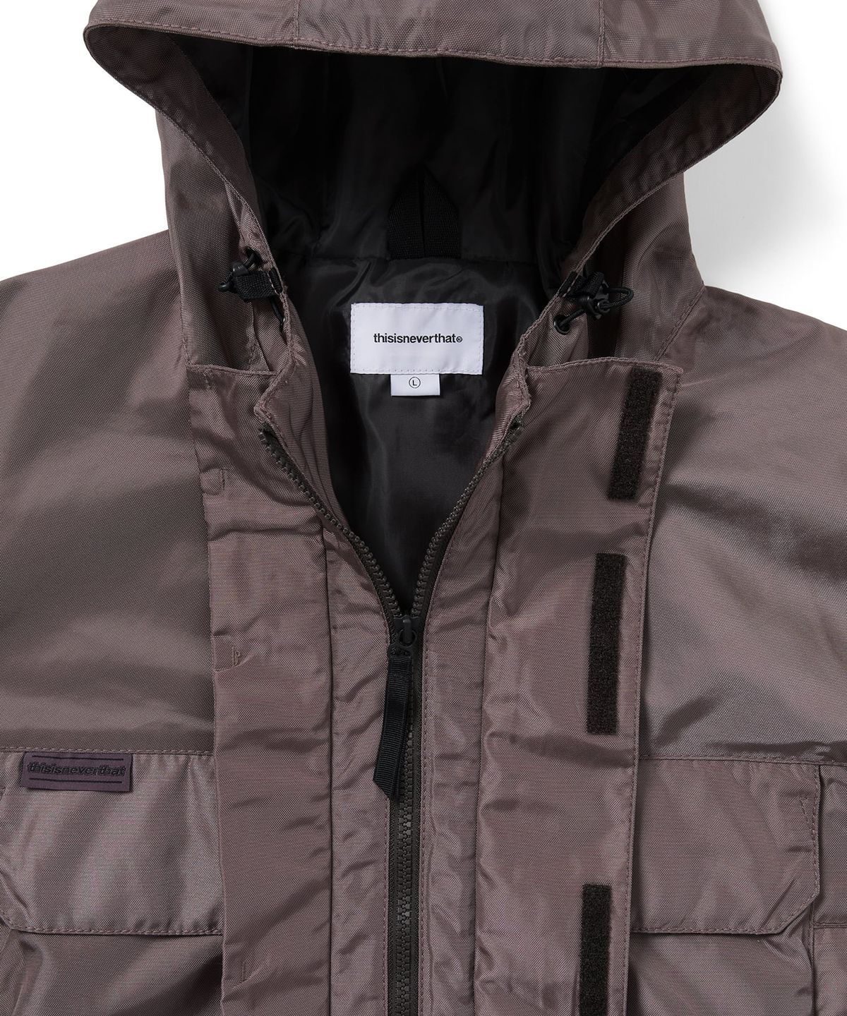 디스이즈네버댓(THISISNEVERTHAT) SP-Logo Wading Jacket Plum
