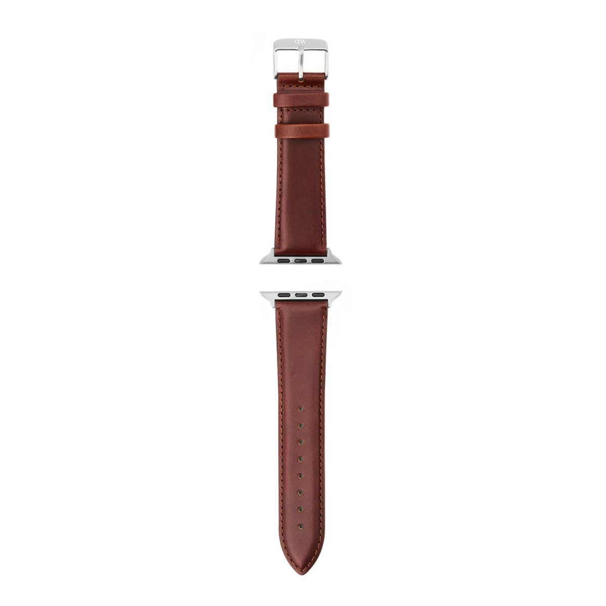 다니엘 웰링턴(DANIEL WELLINGTON) SMARTWATCH LEATHER STRAP 애플워치 울트라 버클 가죽밴드