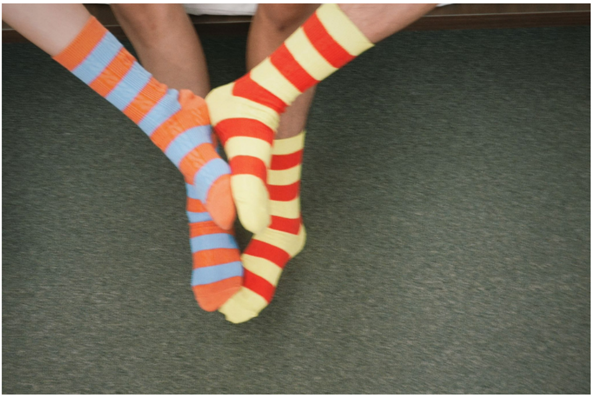 문워크(MOONWALK) Moonwalk Two Tone - Orange/Royal Blue