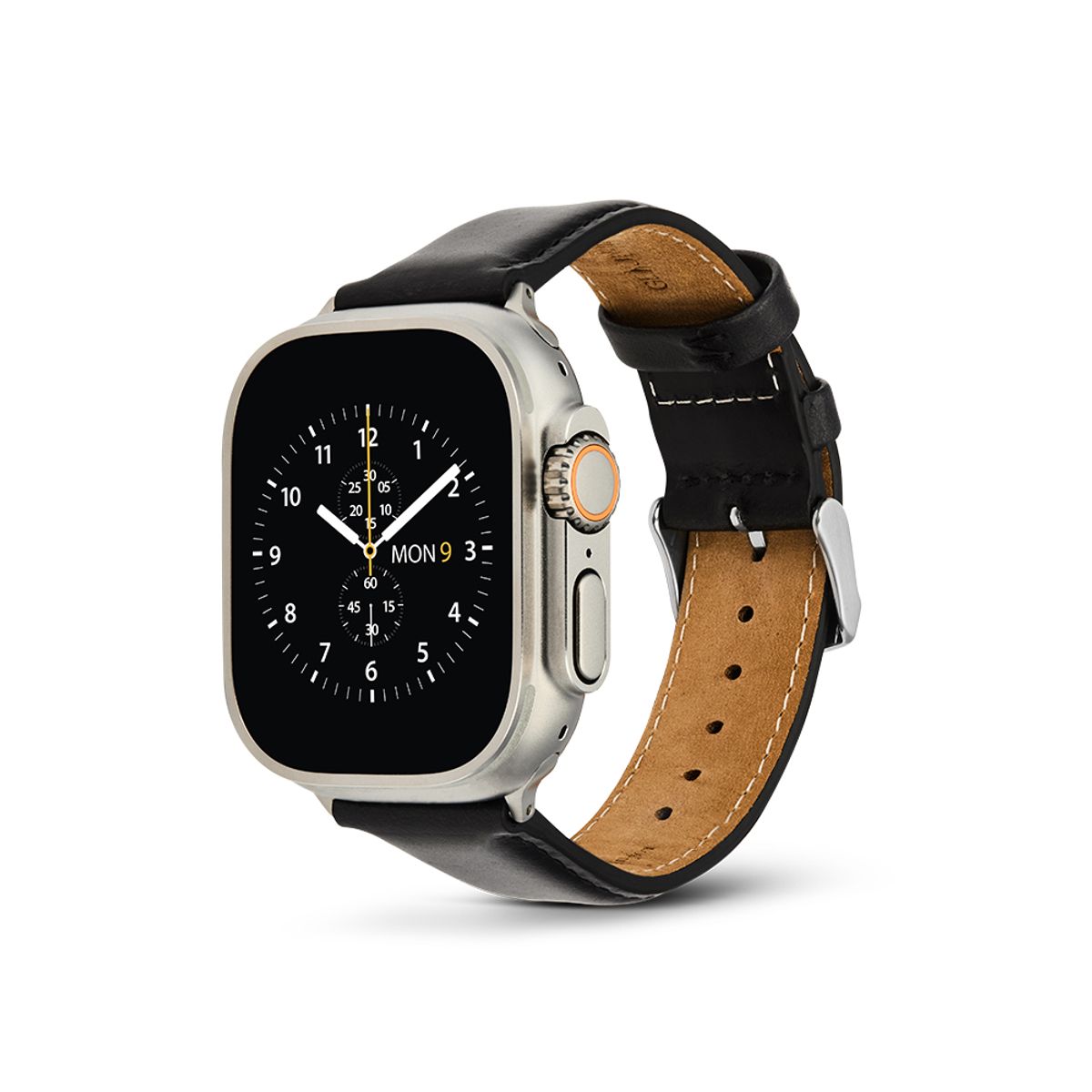 다니엘 웰링턴(DANIEL WELLINGTON) SMARTWATCH LEATHER STRAP 애플워치 울트라 호환 가죽스트랩