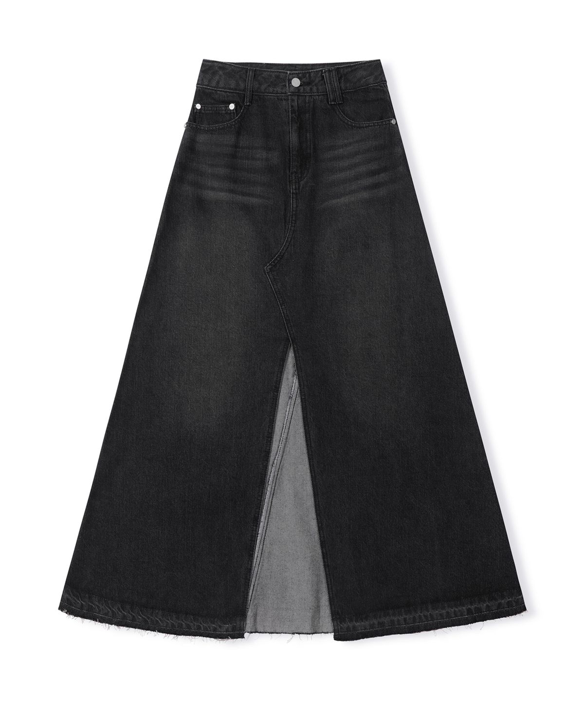 데케트 우먼(DECET WOMEN) Maxi Skirt DCSK006BLACK