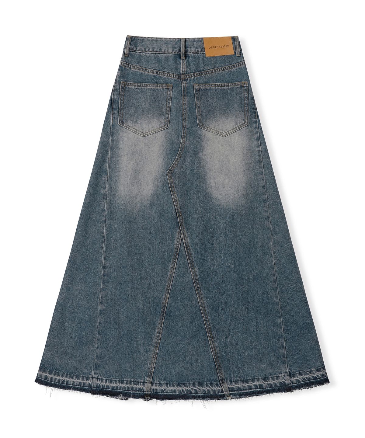 데케트 우먼(DECET WOMEN) Maxi Skirt DCSK006BLUE