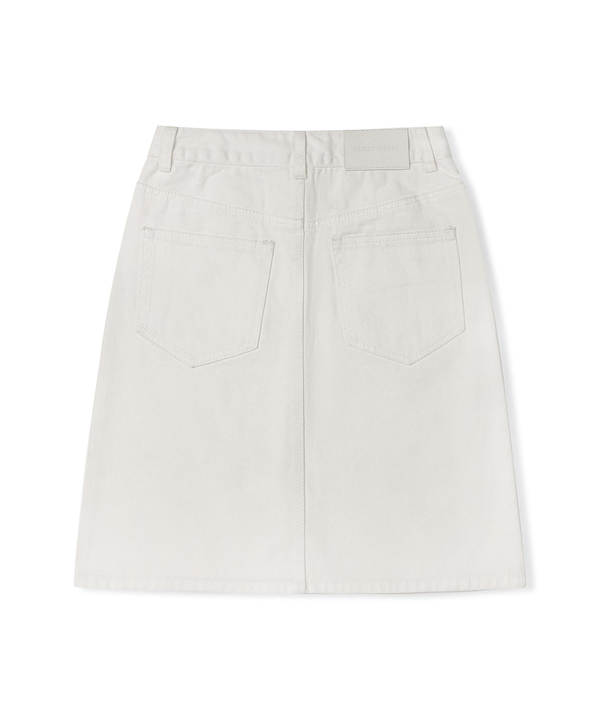데케트 우먼(DECET WOMEN) Signature Midi Skirt DCSK002IVORY